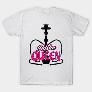 Shisha Queen Hookah Water Pipe Ladies T-Shirt